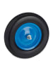 relaxdays Schubkarrenrad PU in Schwarz/ Blau - 4.80 4.00-8