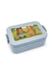 Mr. & Mrs. Panda Bento Box Bär Freundin Design ohne Spruch in Blau Pastell