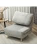 HOMCOM Schlafsessel-82L x 87B x 89H cm-Grau