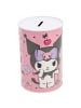 COFI 1453 Hello Kitty Kuromi Spardose bedruckt aus Metall 15 × 10 × 10 cm in Mehrfarbig