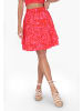 IZIA Women Skirt in red pink