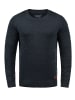 BLEND Strickpullover BHLars 20703347ME Strickpulli mit aufgestickten Ellenbogenpatches in Blau