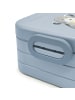 Mr. & Mrs. Panda Lunchbox Chinchilla Blume Motiv mit Spruch in Blau Pastell