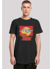F4NT4STIC Long Cut T-Shirt Tom and Jerry TV Serie Chase Scene in schwarz
