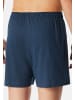 Schiesser Boxershorts Singel-Jersey in Dunkelblau / schwarz / grau