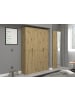 xonox.home Spiegelschrank  (B/H/T: 30x193x34 cm) in Artisan Eiche Nachbildung 