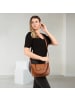 Florence Florence Schultertasche Leder braun, cognac ca. 28cm