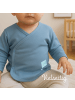 LOREZA 5er Set Jungen Baby Wickelshirts langarm 100% Baumwolle  62 Variante 1