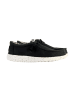 Hey Dude Mokassin mit Schnürsenkeln Wally Stretch Canvas Schwarz