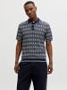 Jack & Jones Gestricktes Polo in Night Sky