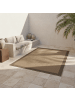 KADIMA DESIGN Teppich In-/Outdoor Jute-Optik Flachgewebe Bordüre Polypropylen