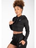 Gorilla Wear Crop-Top-Hoodie - Pixley - Schwarz