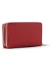 Lazarotti Bologna Leather XL Double Zip-Around Geldbörse RFID Leder 20 cm red 1