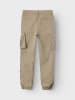 name it Cargo Hose für Jungen Jogger Chino Freizeithose NKMRYAN in Braun-2