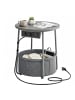 VASAGLE Beistelltisch Lilea in Grau - (B)45 x (H)50 x (T)45 cm