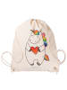 Mr. & Mrs. Panda Gymnastiktasche Einhorn Herz ohne Spruch in Creme
