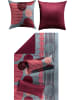 Erwin Müller Mako-Satin Wendebettwäsche in rot-grau