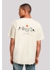 F4NT4STIC Heavy Oversize T-Shirt Oversize Escape Discover The World in sand