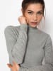 SASSYCLASSY Langarmshirt mit Rollkragen in Grau