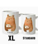 Mr. & Mrs. Panda Jumbo Tasse Bär Vermissen ohne Spruch in Weiß