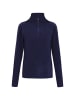 myMo Damen Fleecepullover in Marine