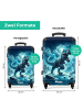 NoBoringSuitCases Suitcase, Handgepäck, Koffer, Trolley, Reisekoffer Dino-Illustration in