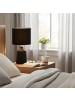 relaxdays Tischlampe in Schwarz - (H)42 x Ø 23 cm