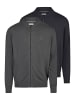 Redmond Strickjacke Basic in Dunkelgrau / dunkelblau