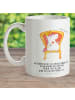 Mr. & Mrs. Panda Kindertasse Einhorn König mit Spruch in Weiß