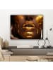 MuchoWow Leinwand bilder Goldenes Gesicht (BxH)