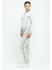 Tom Barron Freizeitanzug Tom Barron Line Pattern Sweatshirt Hoddie And Pant Set in grey