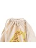 Mr. & Mrs. Panda Turnbeutel Giraffe Kind mit Spruch in Creme