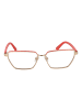 Guess Damen Optische Fassungen Katzenauge Gold