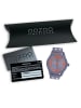 Oozoo Analog-Armbanduhr Timepieces dunkelgrau, graublau extra groß (ca. 46mm)
