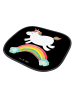 Mr. & Mrs. Panda UV Schutz Auto Einhorn Regenbogen ohne Spruch in Schwarz