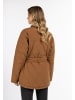 DreiMaster Vintage Damen Baumwolljacke Mit Leichter Wattierung in Kamel