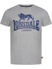 Lonsdale T-Shirt "Henconner Herren T-Shirt normale Passform" in Grau