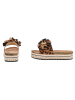 Ital-Design Sandale & Sandalette in Beige und Braun