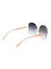 Ana Hickmann Frauen Sonnenbrille Schmetterling Gold