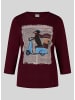 Rabe T-Shirt in Dunkelrot