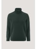 Hessnatur Hessnatur Rollkragen-Pullover Regular aus Bio-Merinowolle und Bio-Baumwolle in wacholdergrün