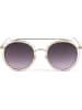 styleBREAKER Sonnenbrille in Gold / Grau Verlauf