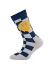 ewers Socken 2er Pack Karo/Smile in blau-pink