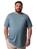 Men Plus Kurzarm T-Shirt in mineralblau