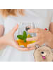 Mr. & Mrs. Panda Gin Glas Avocado Schwangerschaft mit Spruch in Transparent
