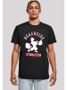 F4NT4STIC T-Shirt Scooby Doo Beachside Gym Lifting Bodybuilding in schwarz