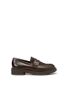 Marc O'Polo Penny-Loafer Model Lea in dark brown