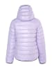 myMo Damen Glänzende Steppjacke in Lavendel