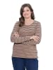LAURASØN Langarmshirt in walnuss