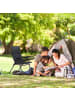 relaxdays 2 x Campingstuhl in Grau - (B)56 x (H)85,5 x (T)45cm